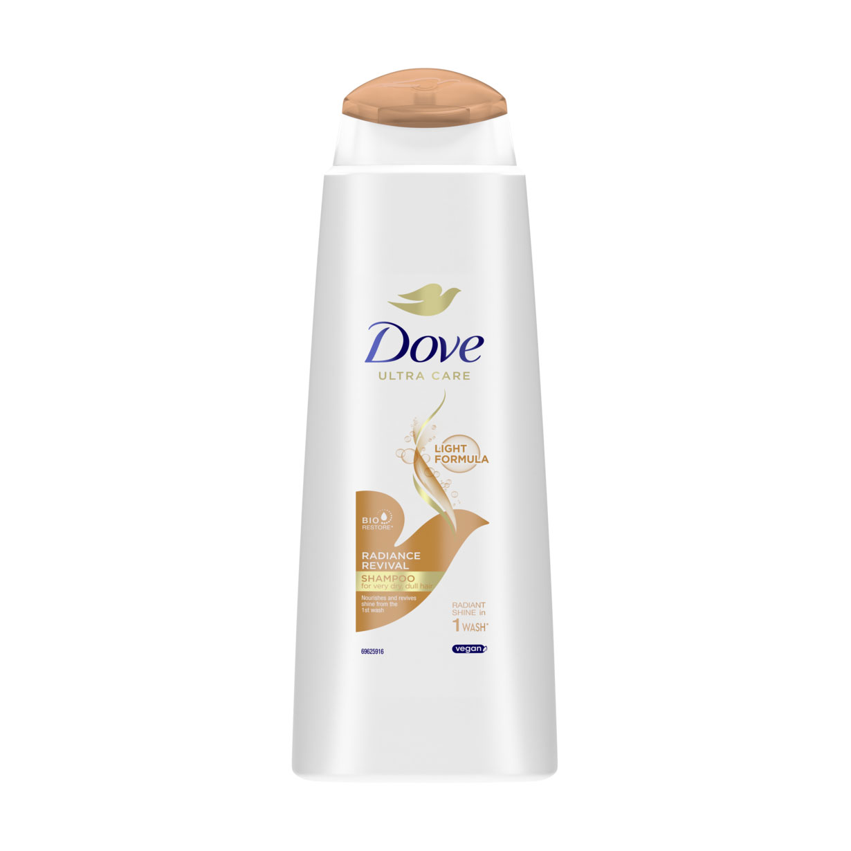 Шампунь Dove Nutritive Solutions Radiance Shampoo Сяючий блиск, для дуже сухого, ломкого волосся, 400 мл